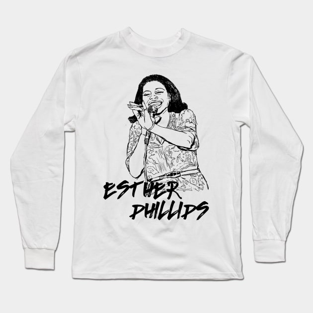 Esther Phillips Long Sleeve T-Shirt by ThunderEarring